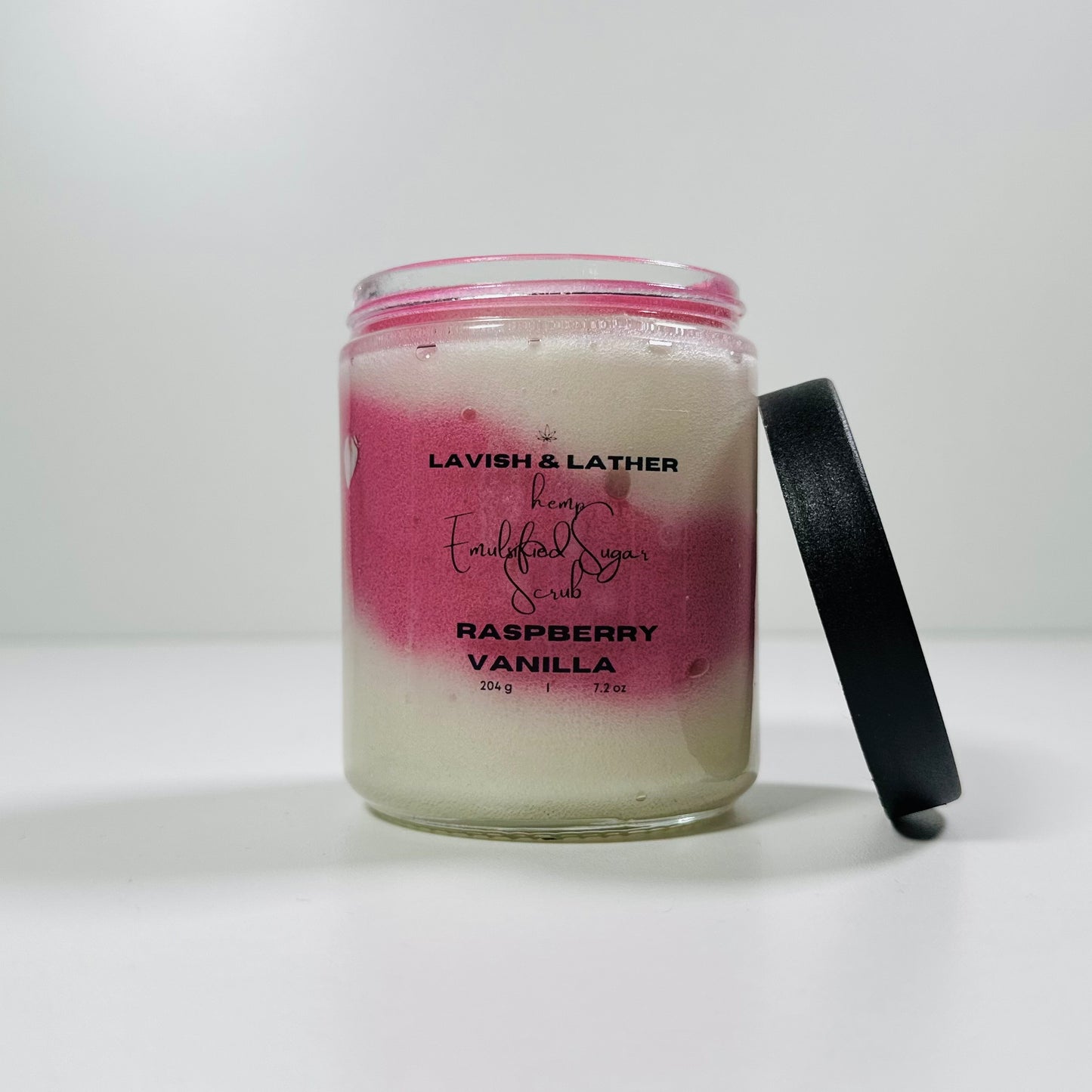 Raspberry Vanilla Hemp Body Scrub
